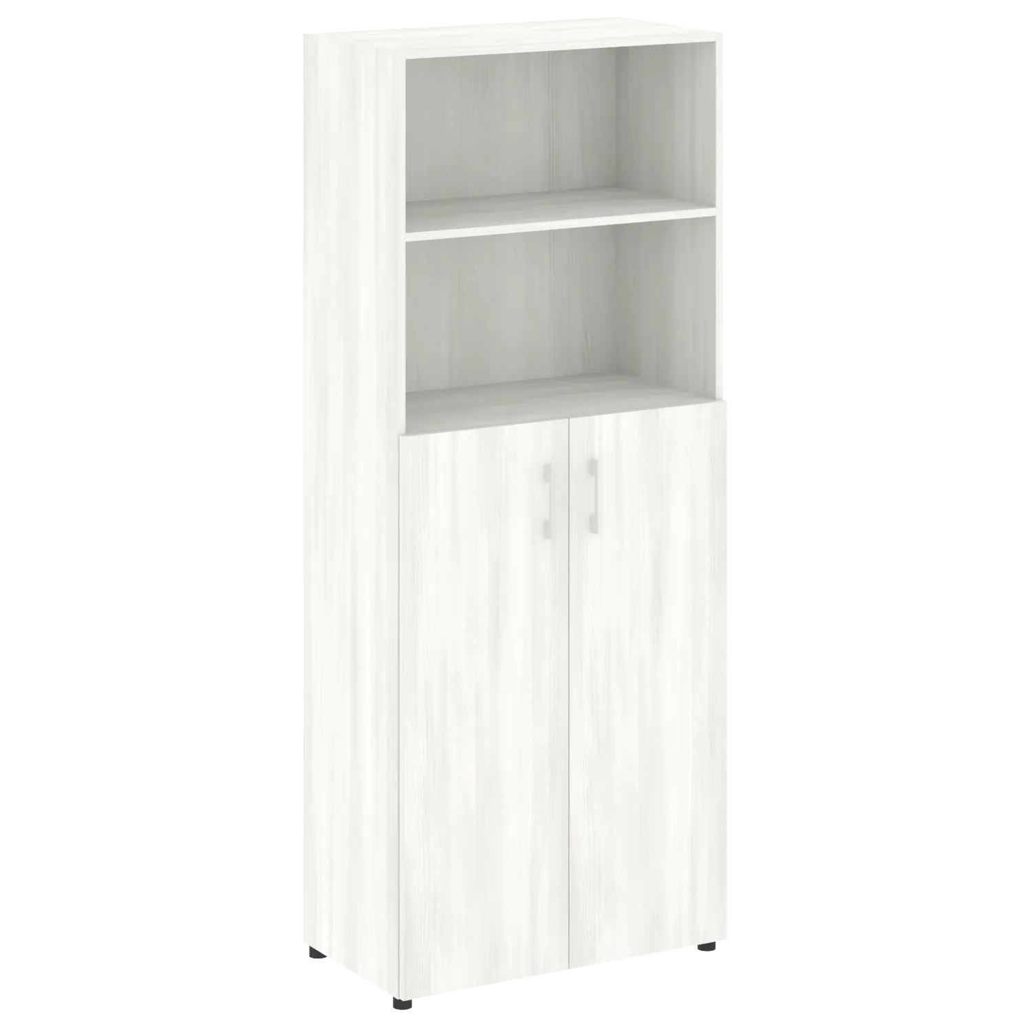 Шкаф высокий широкий (2 средних фасада ЛДСП) Yalta LT.ST-1.6 снежная патина